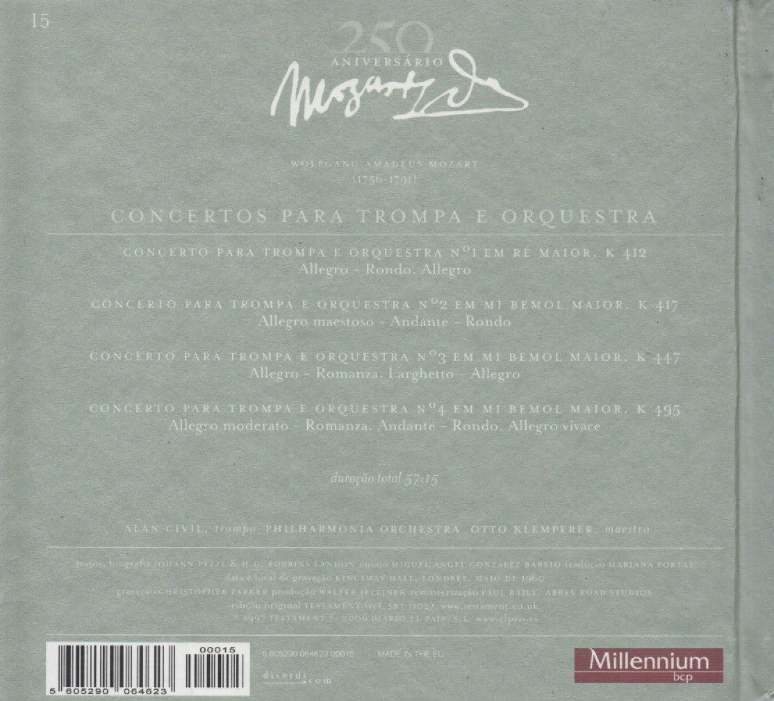 CD+LIVRO - Christian Zacharias, Orquestra De Câmara De Lausanne*, Mozart* - USADO