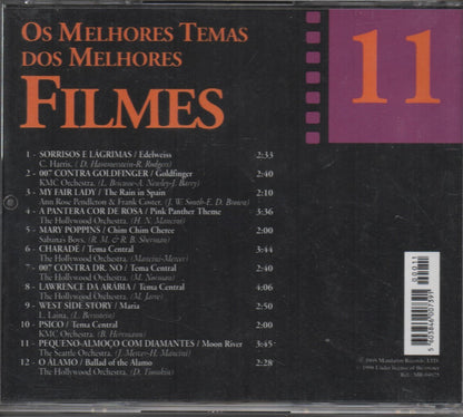 CD - Various – Os Melhores Temas Dos Melhores Filmes 11 - USADO