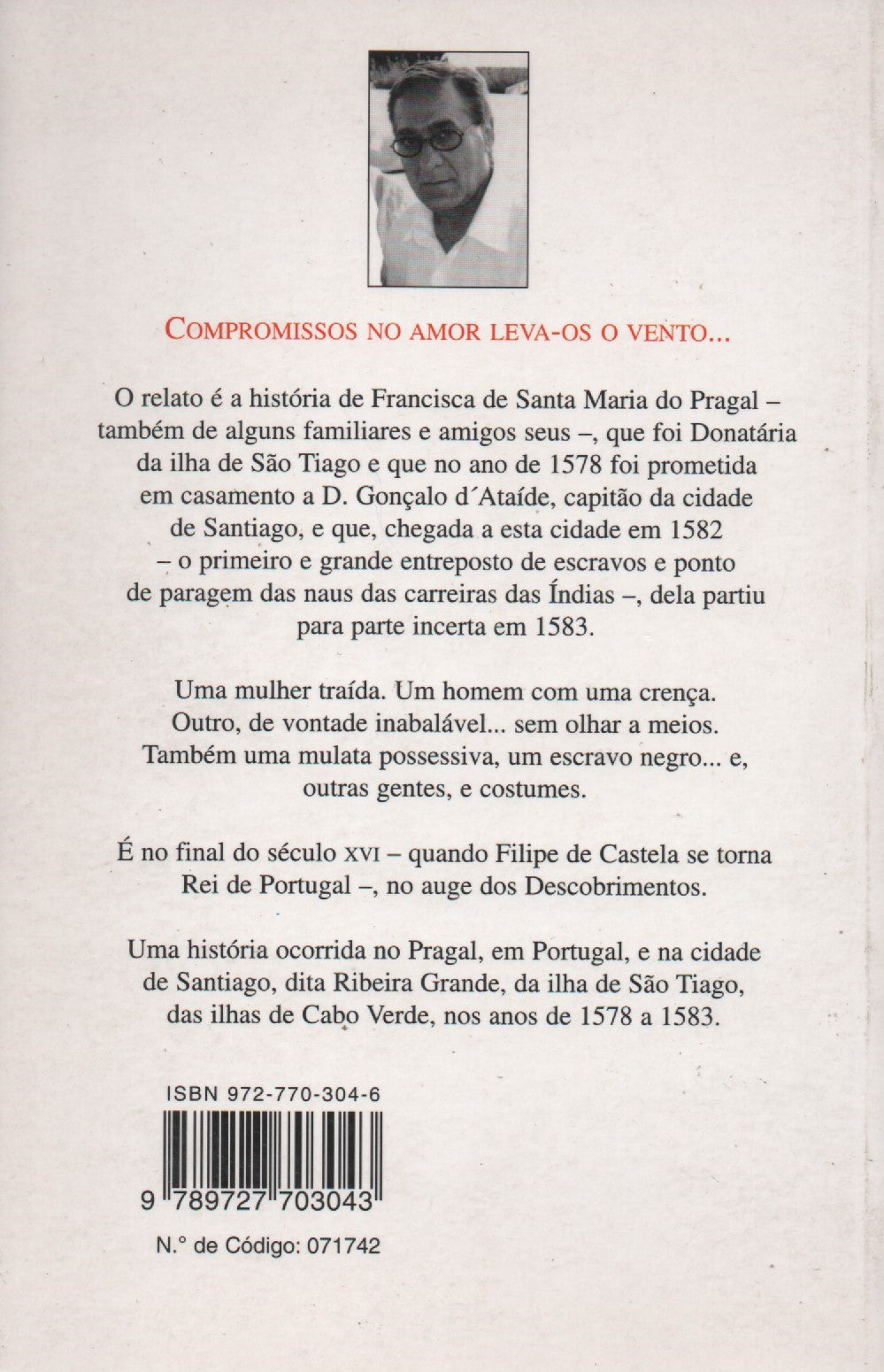 LIVRO - A Donatária (Um romance no século XVI) de Sérgio Ferreira - USADO