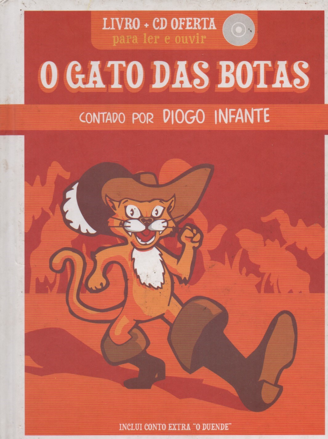 LIVRO + CD - O Gato das Botas (sem CD) - USADO