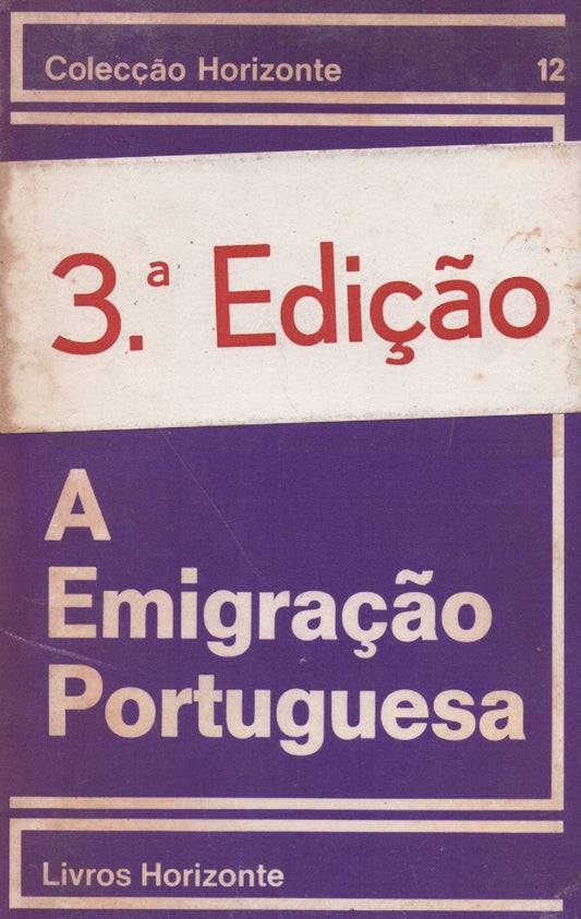 LIVRO - A Emigração Portuguesa (1977) - USADO