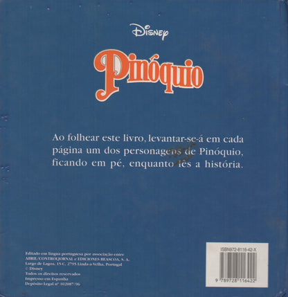 LIVRO - O Pinóquio de Disney - USADO