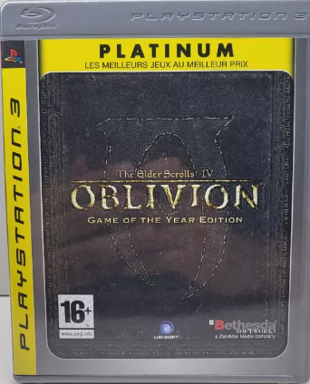 PS3 THE ELDER SCROLLS IV (4) OBLIVION (GAME OF THE YEAR EDITION) PLATINUM - USADO