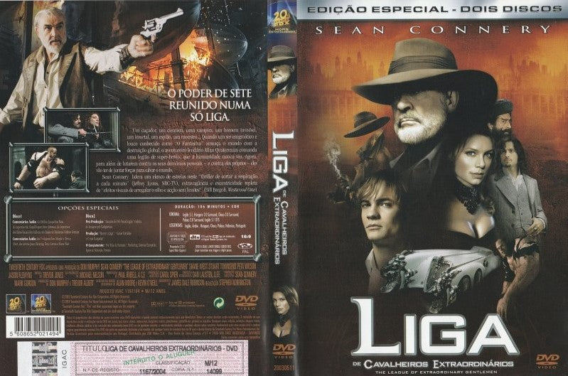 DVD LIGA: de Cavalheiros Extraordinários Edição Especial 2CD's - Usado