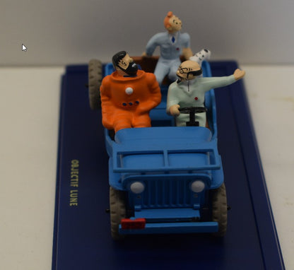 JEEP CJ 2a 24 - OBJECTIF LUNE - Tintin Collection by Atlas 1/43