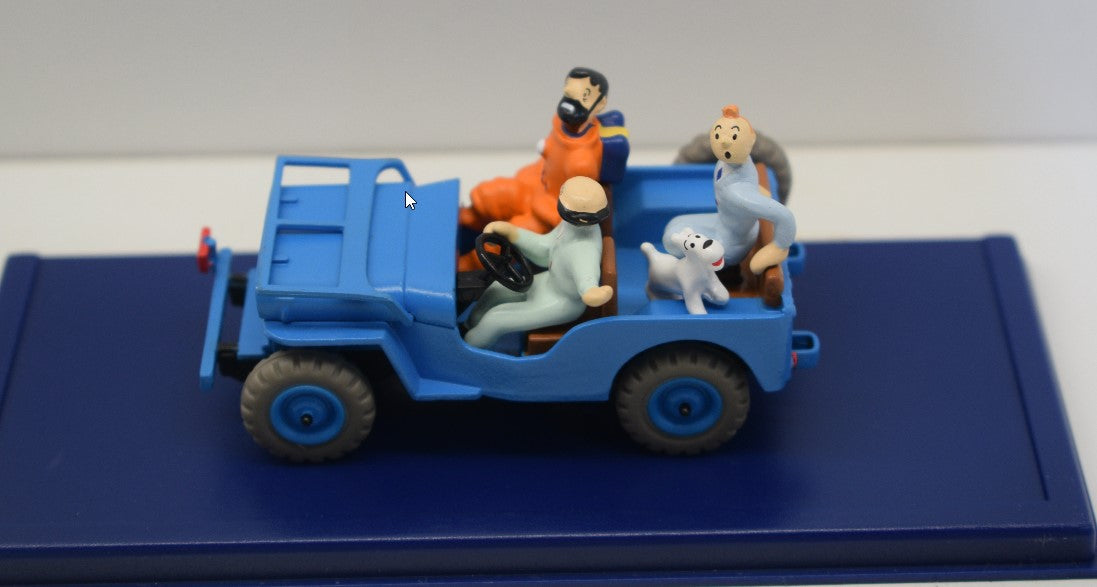 JEEP CJ 2a 24 - OBJECTIF LUNE - Tintin Collection by Atlas 1/43