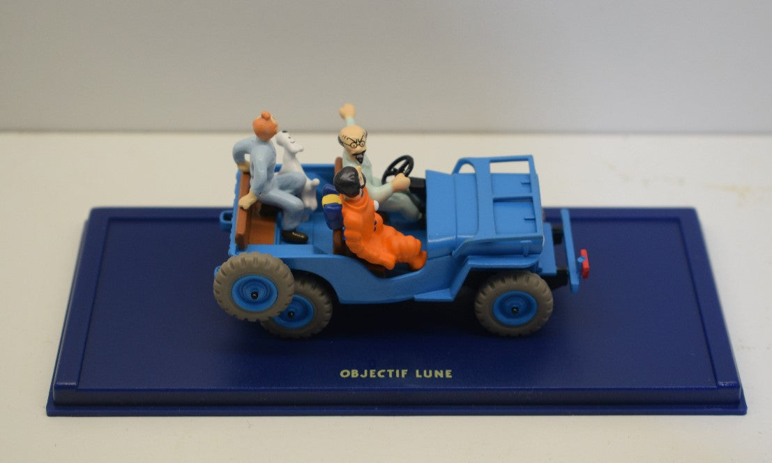 JEEP CJ 2a 24 - OBJECTIF LUNE - Tintin Collection by Atlas 1/43