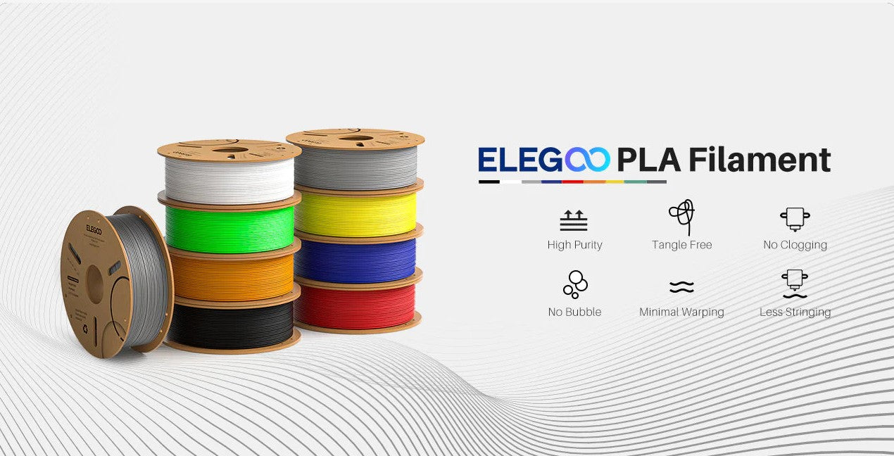 3dprint Filament -Elegoo  PLA Red, 1.75mm / 1000g (Copiar)