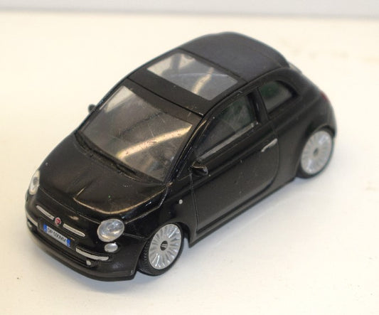 Mondo Motors - 1:43 - FIAT 500 (2007) black - usado