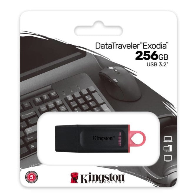 Pendrive 256gb Kingstone DataTraveler Exodia usb 3.2