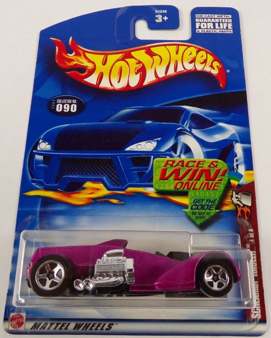 Hot Wheels 2002 Purple Screamin' Hauler 4/4 No.090 54348