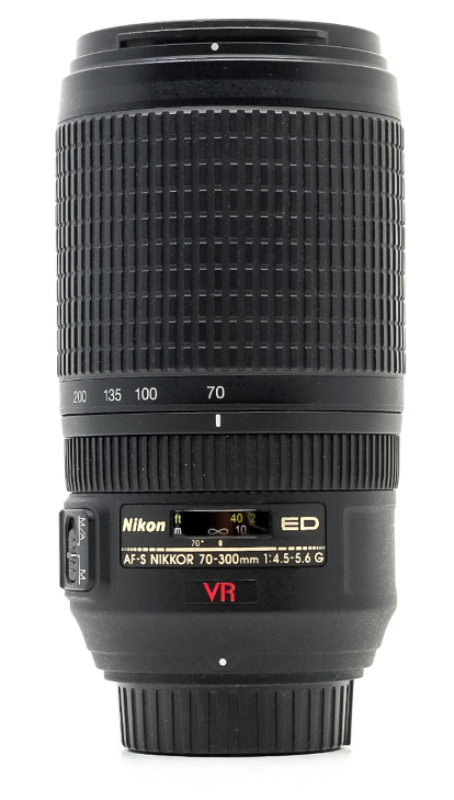 Nikon AF-S Nikkor 70-300mm f/4.5-5.6 G IF-ED VR - USADO (GRADE A)