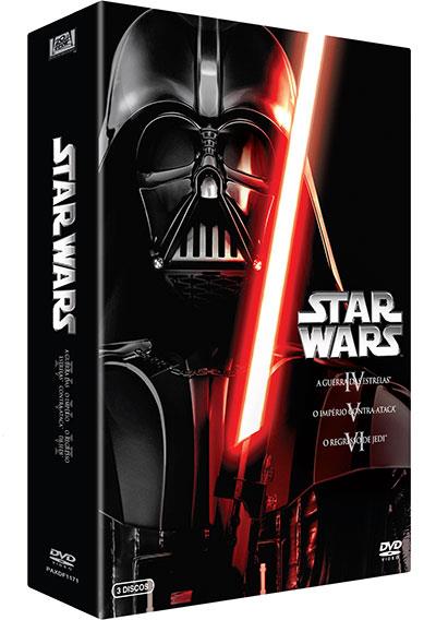 DVD Star Wars IV, V E VI (Edição Especial 3 Filmes)