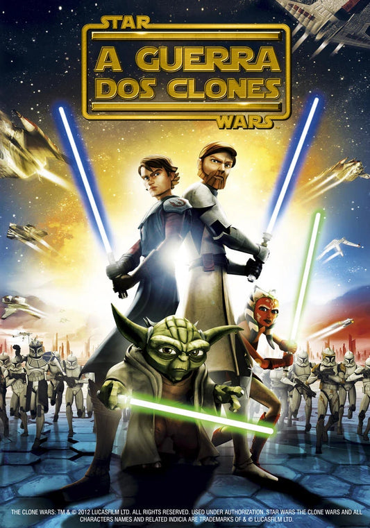 DVD Star Wars (A Guerra Dos Clones) - Usado