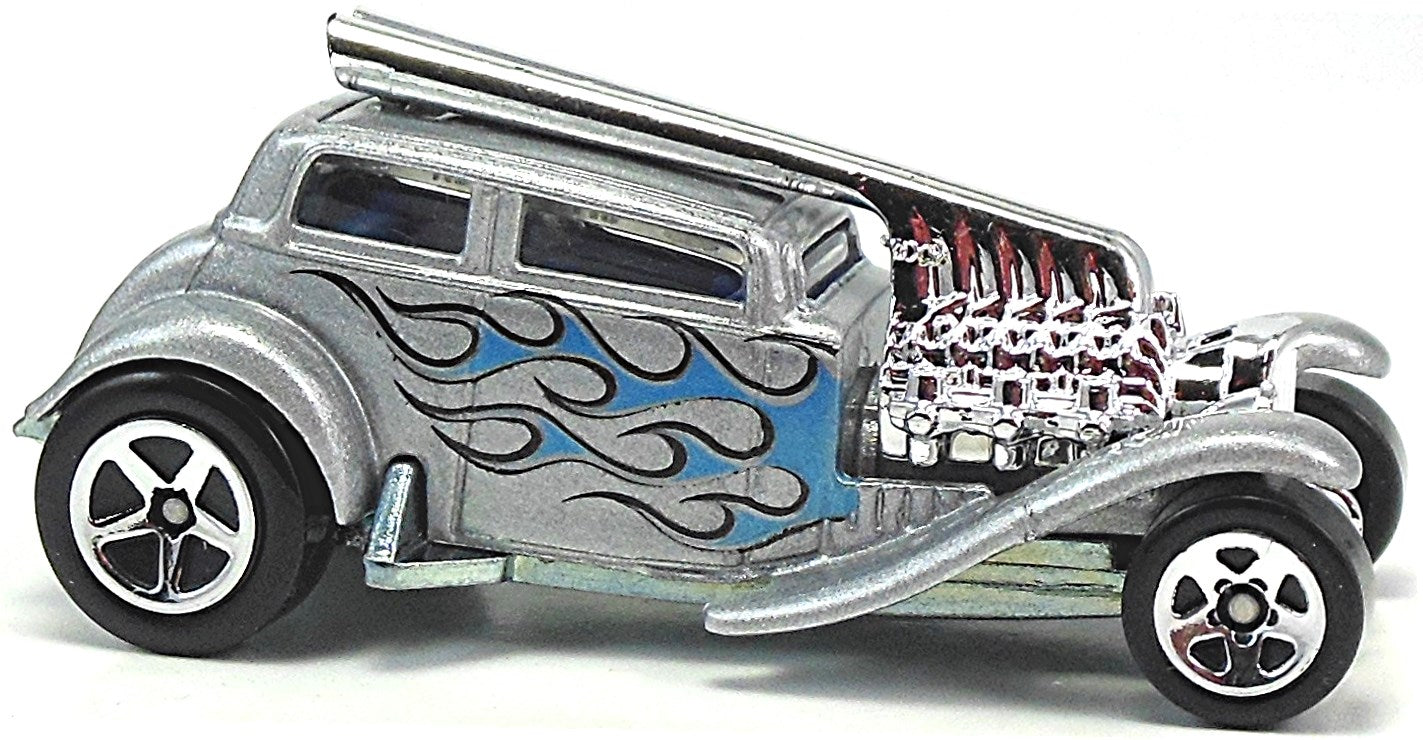2007 Straight Pipes silver HOT WHEELS (LOOSE)