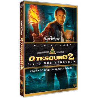 DVD - Tesouro 2: Livro dos Segredos - (Edição de colecionador 2 discos) - USADO