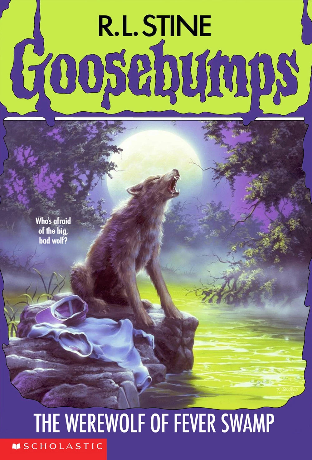 Livro The Werewolf of Fever Swamp (USA PRINT 1993) (Goosebumps #14) R.L. Stine - usado