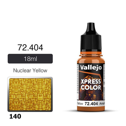 Vallejo 18mm Xpress Color 140 Nuclear Yellow