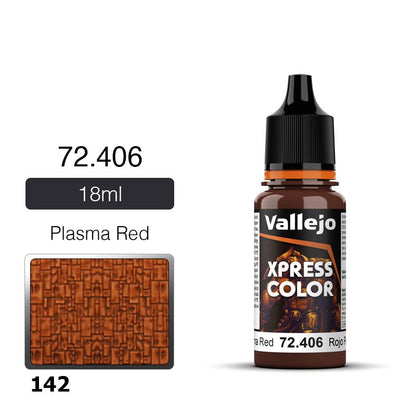 Vallejo 18mm Xpress Color 142 Plasma Red