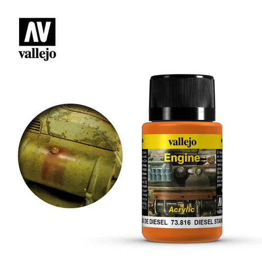 3DPRINT VALLEJO WEATHERING EFFECTS 40ML Diesel Stains