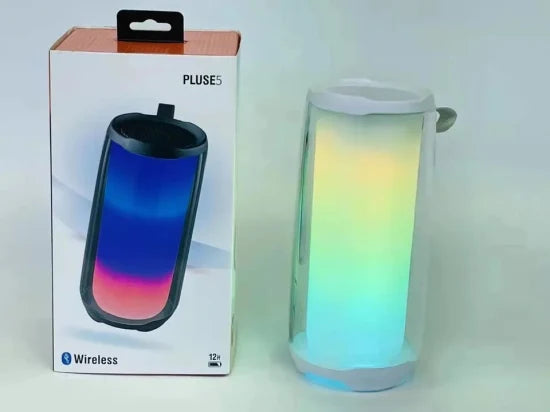 COLUNA BLUETOOTH PULSE 5 MIDDLE  RGB WHITE 12H