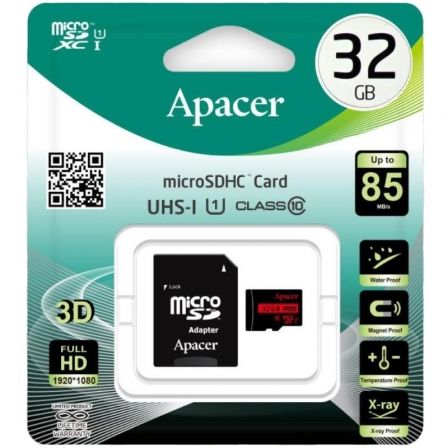 Cartão de Memoria Apacer 32GB MicroSD - NOVO