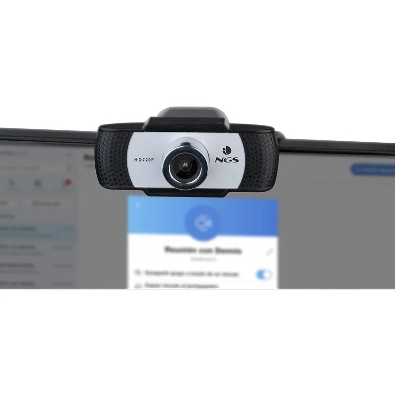 Webcam NGS Xpress Cam 720/ 1280 x 720 HD/ PRETO & BRANCO - NOVO