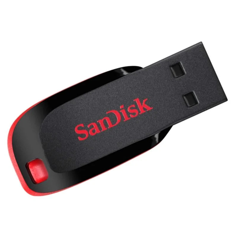 Pendrive 64GB SanDisk Cruzer Blade USB 2.0 - NOVO