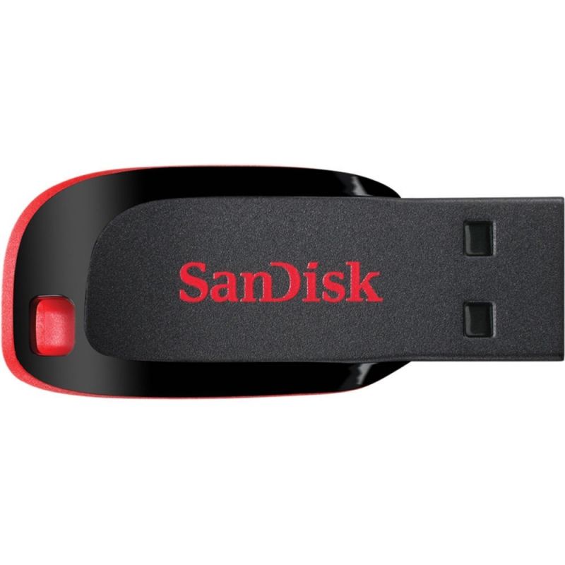 Pendrive 64GB SanDisk Cruzer Blade USB 2.0 - NOVO