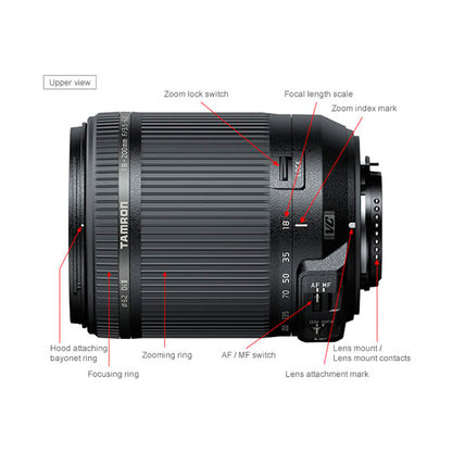 TAMRON 18-200mm F/3.5-6.3 Di II VC (CANON FIT) - USADO (GRADE B)