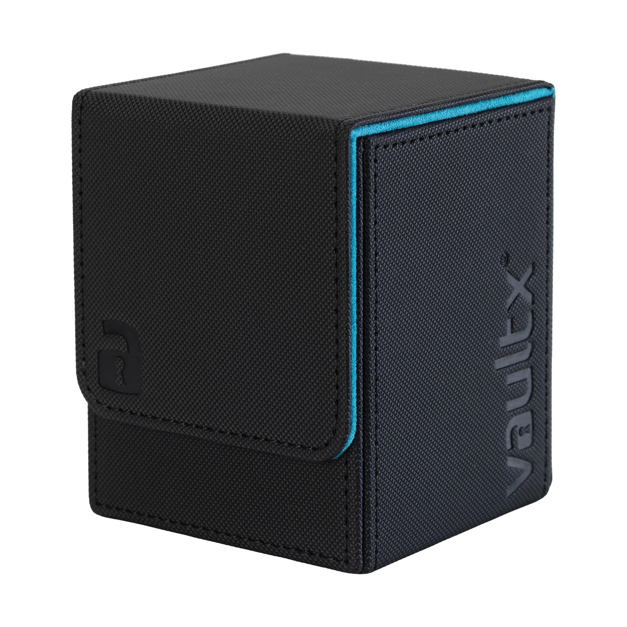 Vault X Exo-Tec® Toploading Deck Box 80+ - Black / Electric Blue