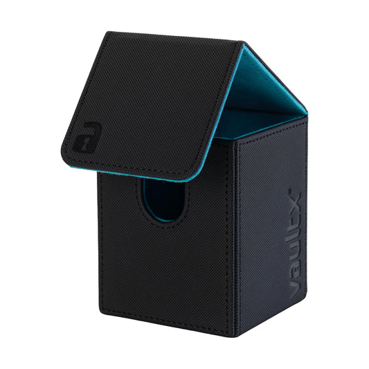 Vault X Exo-Tec® Toploading Deck Box 80+ - Black / Electric Blue
