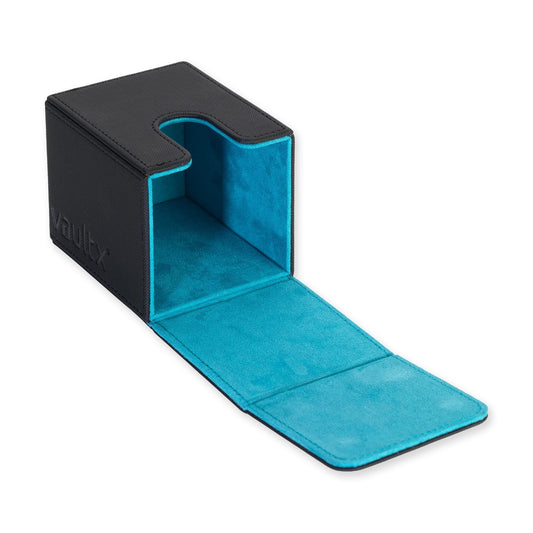 Vault X Exo-Tec® Toploading Deck Box 80+ - Black / Electric Blue