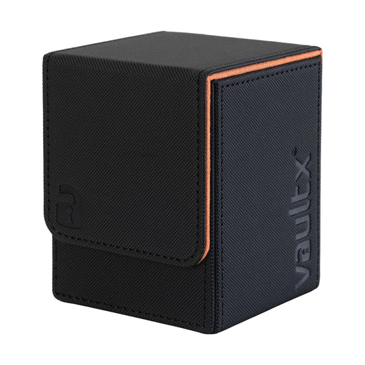 Vault X Exo-Tec® Toploading Deck Box 80+ - Black / Electric Orange