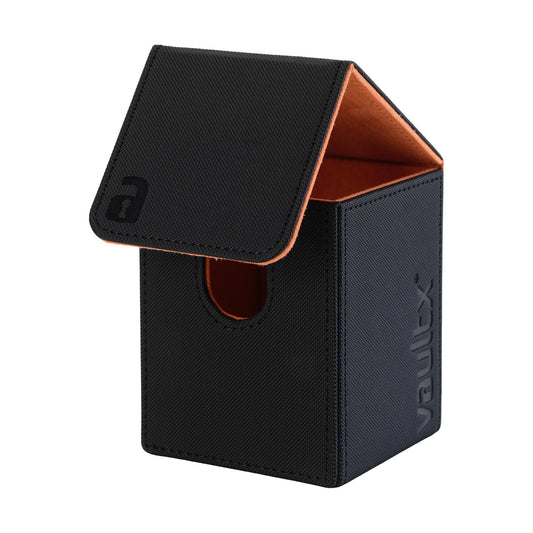 Vault X Exo-Tec® Toploading Deck Box 80+ - Black / Electric Orange