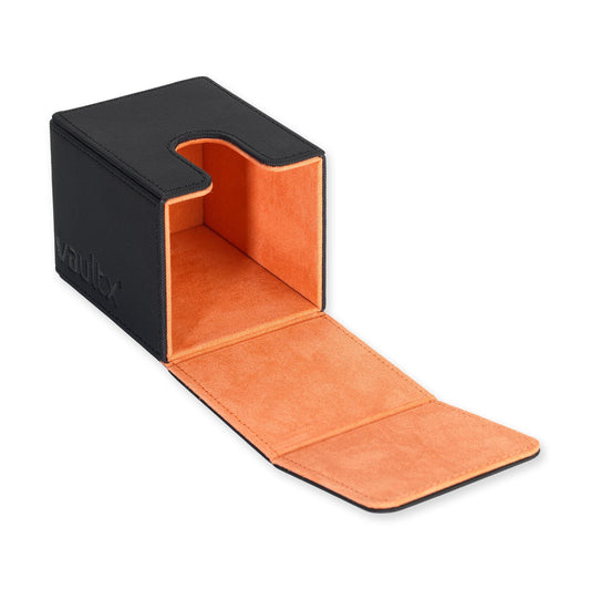 Vault X Exo-Tec® Toploading Deck Box 80+ - Black / Electric Orange