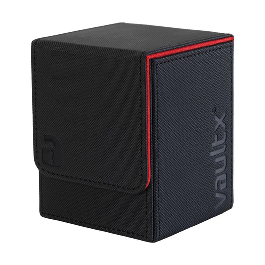 Vault X Exo-Tec® Toploading Deck Box 80+ - Black / Electric Red