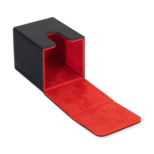 Vault X Exo-Tec® Toploading Deck Box 80+ - Black / Electric Red
