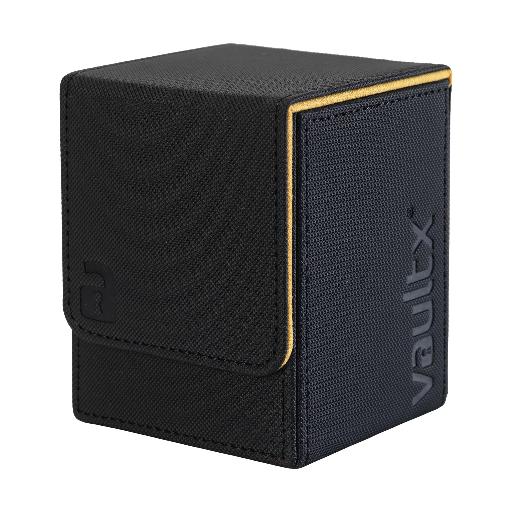 Vault X Exo-Tec® Toploading Deck Box 80+ - Black / Electric Yellow