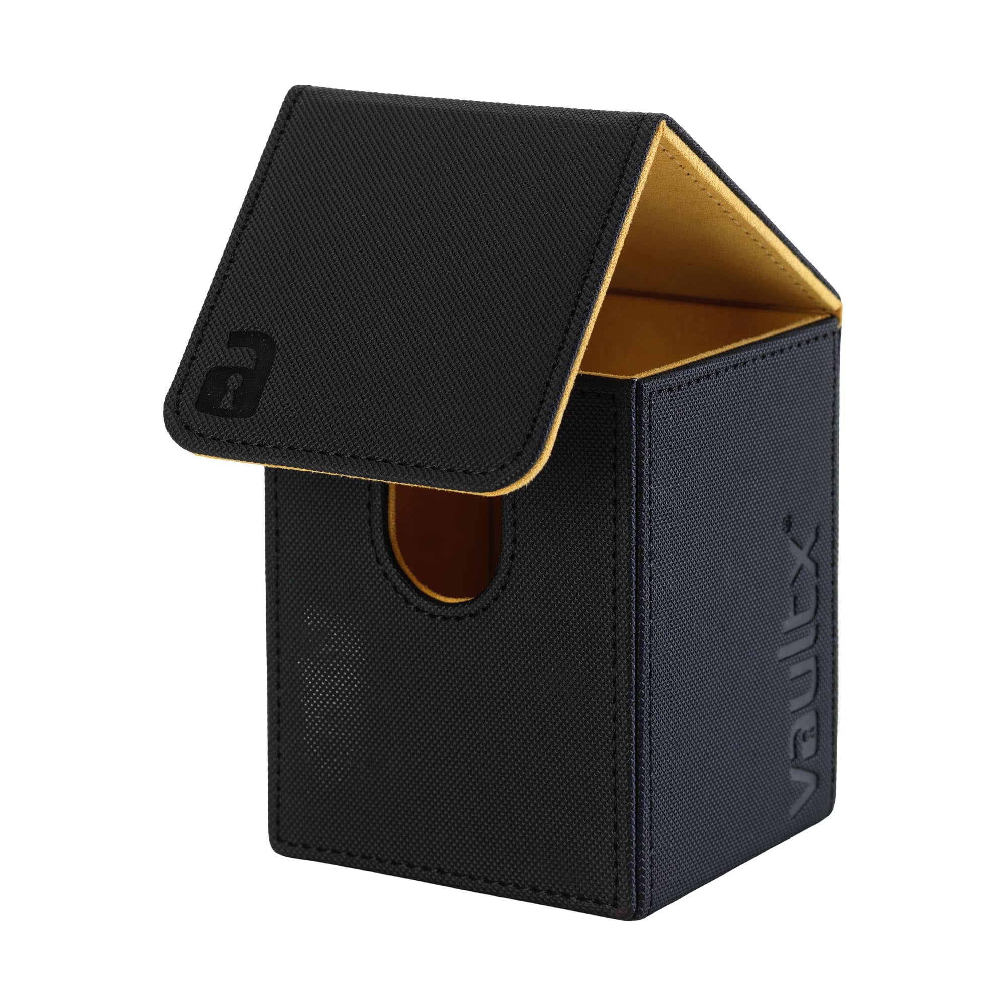 Vault X Exo-Tec® Toploading Deck Box 80+ - Black / Electric Yellow