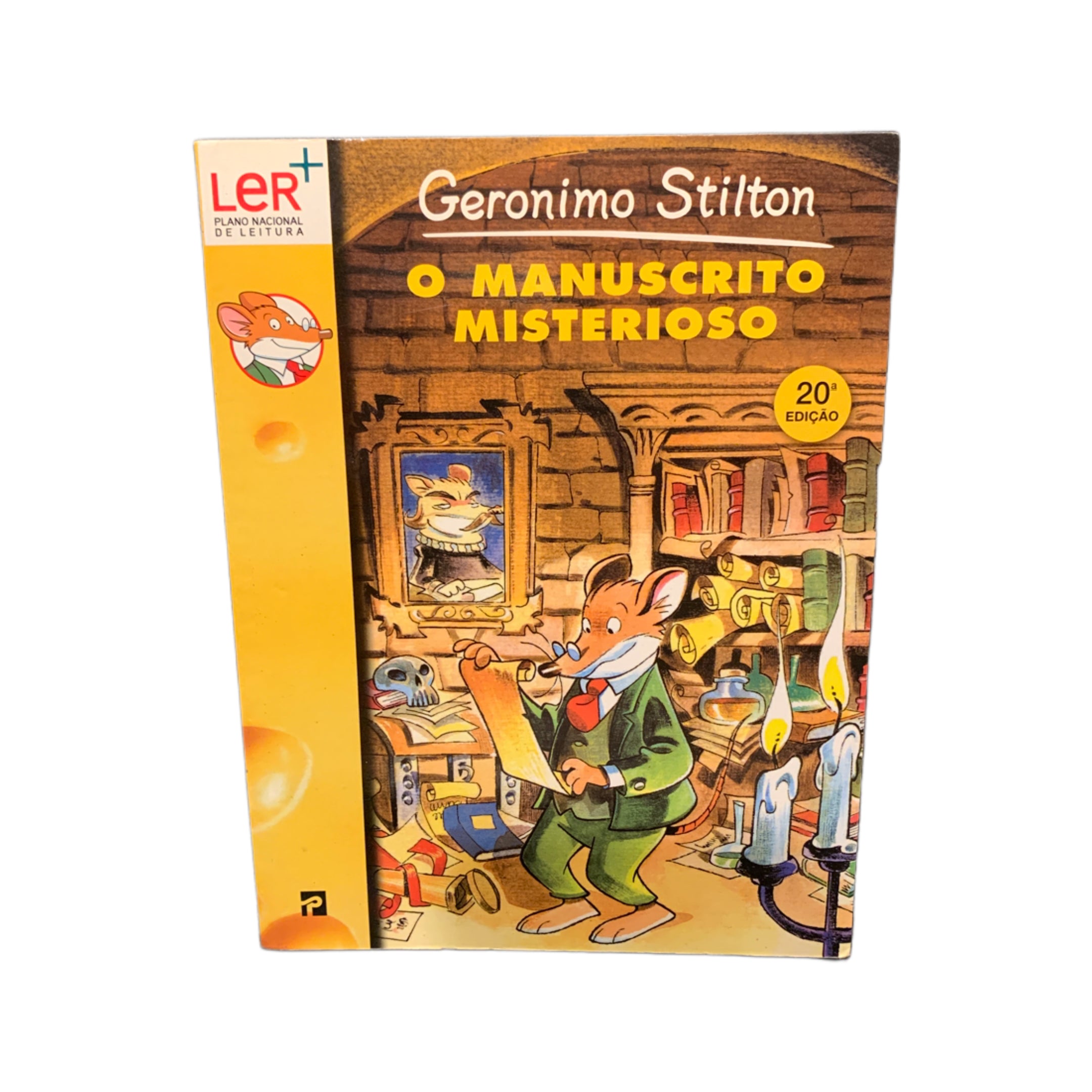 LIVRO O Manuscrito Misterioso de Geronimo Stilton - USADO