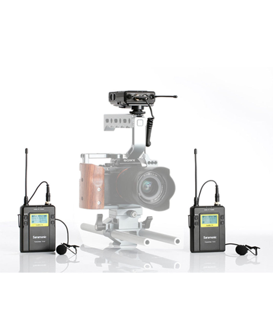 Saramonic UWMIC9 (TX9+RX9+XLR9) UHF Wireless Lavalier + XLR Transmitter Microphone System - USADO