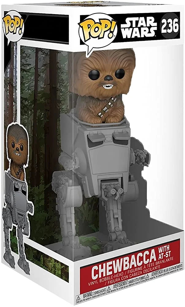 Funko Pop! Deluxe Star Wars Chewbacca in at-ST Vinyl Figure #236