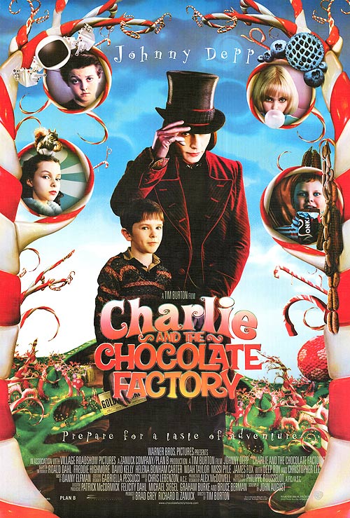 DVD Charlie E A Fábrica De Chocolate - Usado