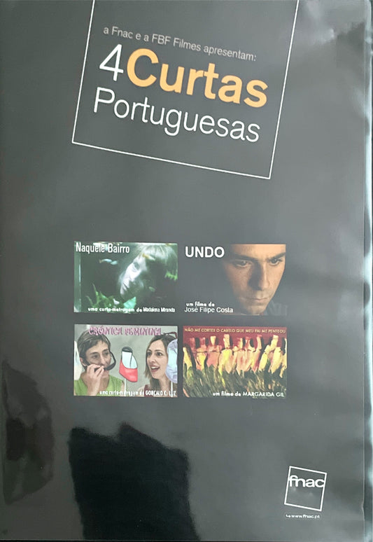 DVD 4 CURTAS PORTUGUESAS 04 - USADO