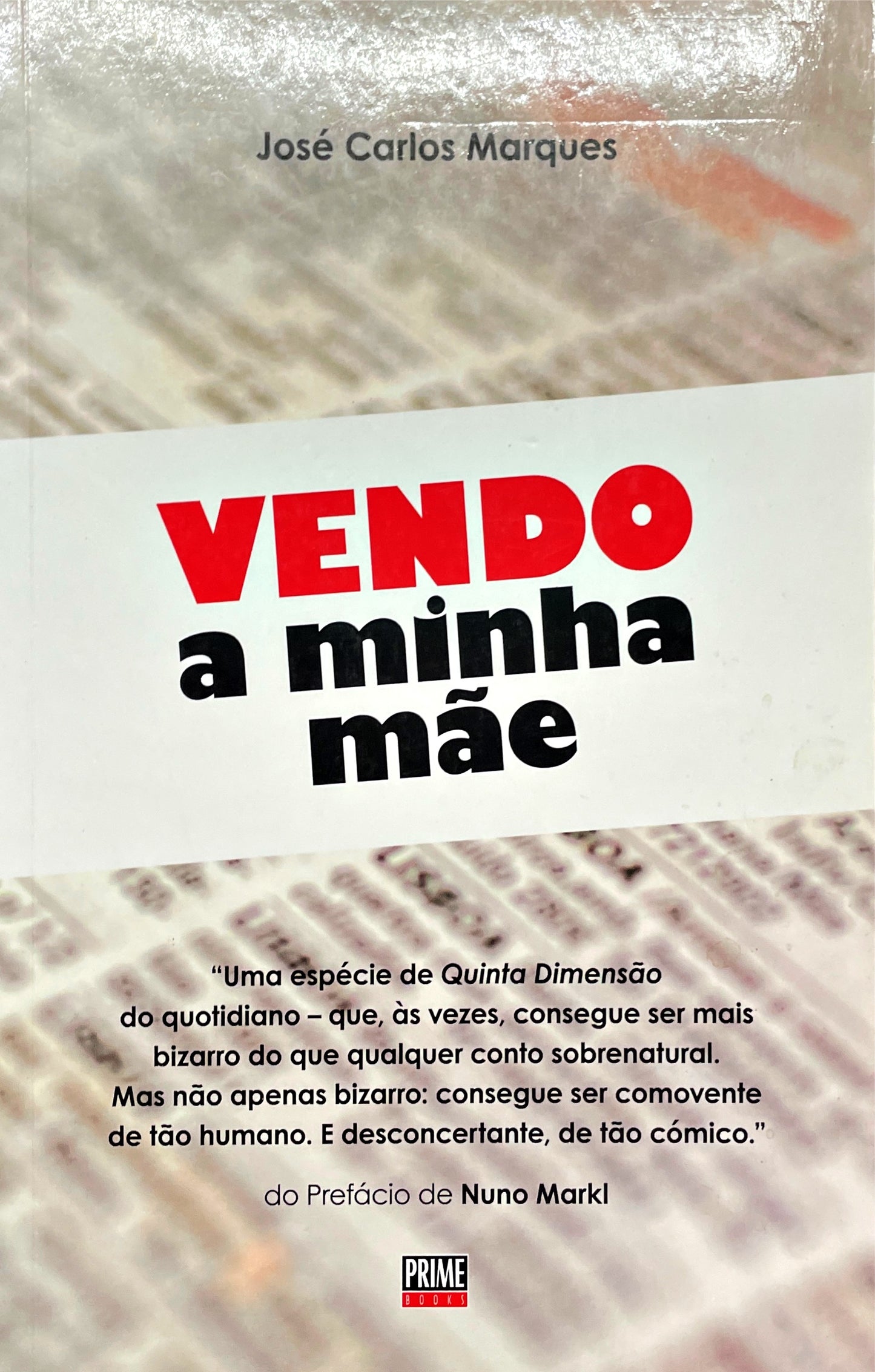 LIVRO Vendo a Minha Mãe de José Carlos Marques - USADO