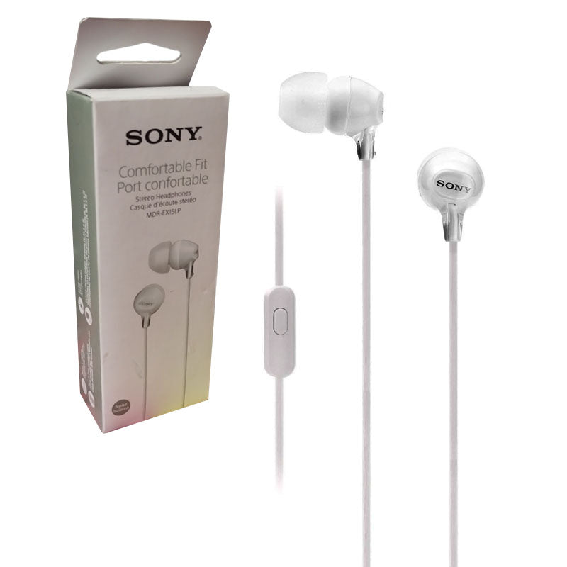 EARPHONES Sony MDR-EX15LP (BRANCO) - NOVO