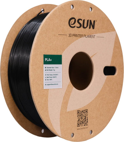 PLA+Filament  Black, 1.75 mm / 1000 g eSun