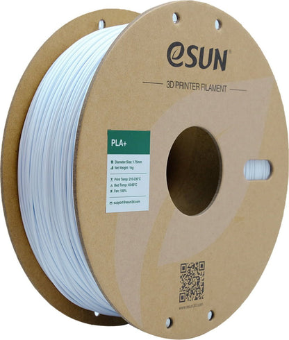 PLA+ Filament COLD WHITE , 1.75 mm / 1000 g eSun