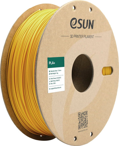 PLA+ Filament Yellow, 1.75 mm / 1000 g eSun